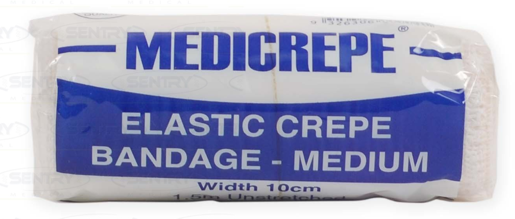 MEDICREPE Elastic Crepe Bandage (Medium) - Unstretched